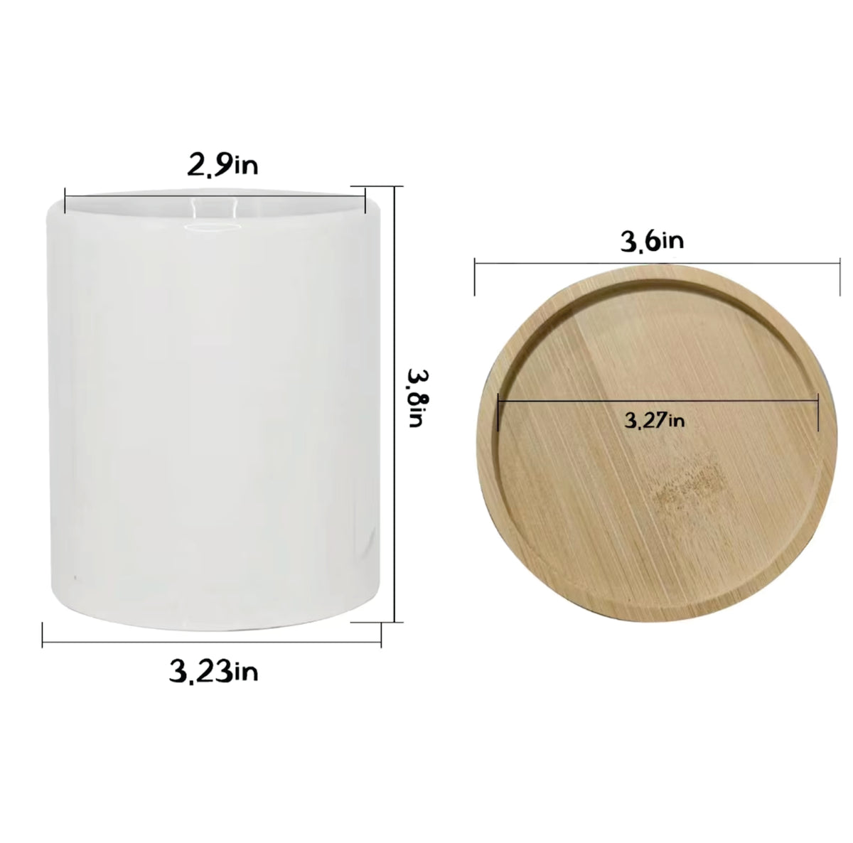 sublimation plant pot blanks Sublimation 11oz ceramic flower pot – Cheer Haven LLC