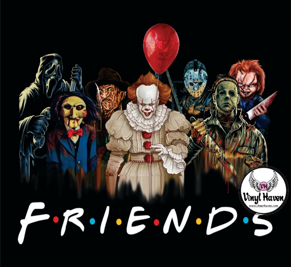 DTF Print * Halloween * Creepy Friends