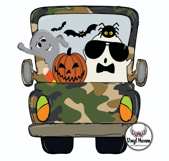 DTF Print * Halloween * Spooky Truck