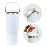 Stainless Steel sublimation 30oz matte tumbler with handle