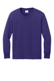 Port & Co® Youth Long Sleeve Core Cotton Tee