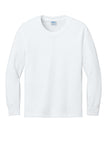 Port & Co® Youth Long Sleeve Core Cotton Tee