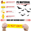 Halloween Decorations Caution Tape, Do Not Enter Yellow Scary Roll 2in x 82Ft roll
