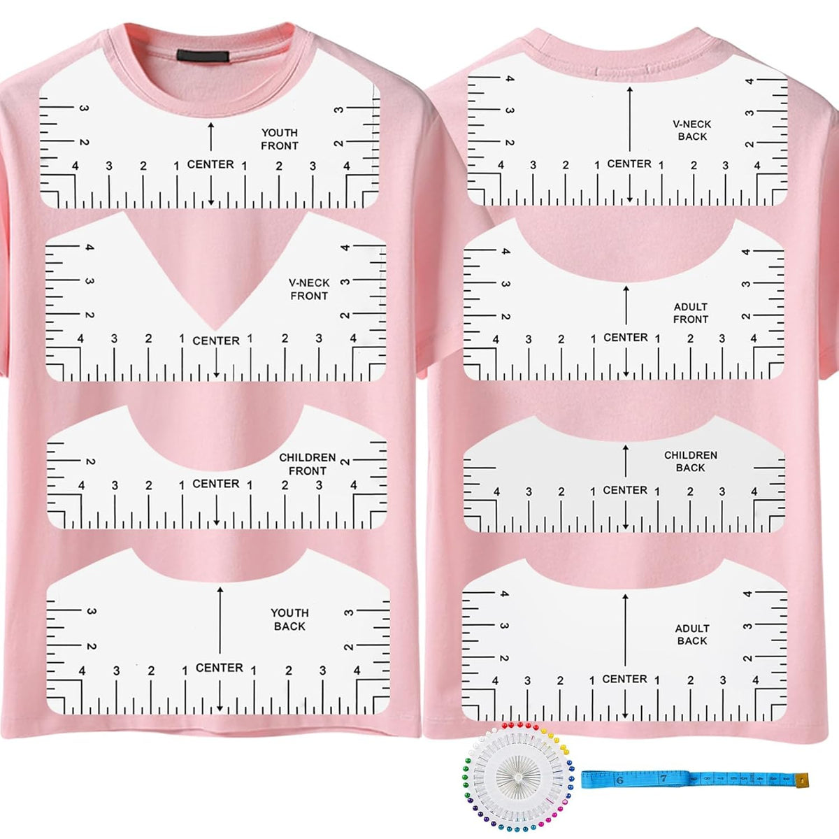 T-shirt Ruler Guide – Cheer Haven LLC.