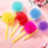 Dr. Seuss Inspired * Fuzzy colorful pom pom pen (random Color) * Read across America