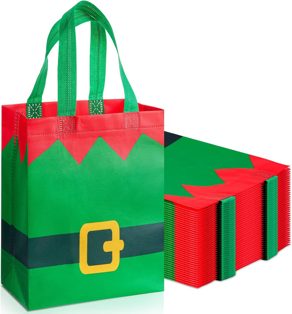 Christmas ELF Reusable Gift Bag 10x8x4