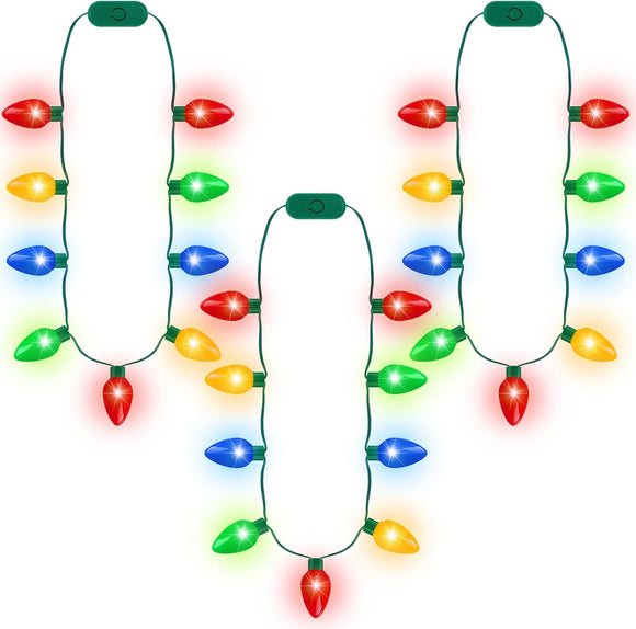 Christmas Light up Necklace ( 1 Necklace)