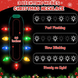 Christmas Light up Necklace ( 1 Necklace)