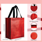 Christmas Glossy Red Reusable Gift Bag