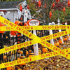 Halloween Decorations Caution Tape, Do Not Enter Yellow Scary Roll 2in x 82Ft roll
