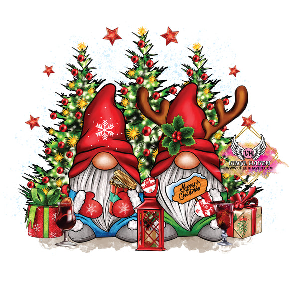 DTF Print * Christmas * Gnomes and Trees
