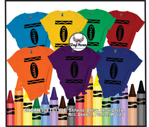 DTF Print * Halloween * Crayon