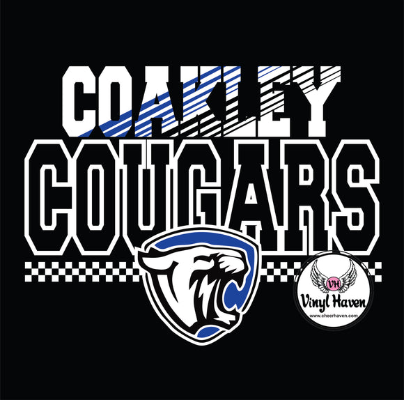 DTF Print * Back to School * Spirit Shirt design * Coakley Cougars