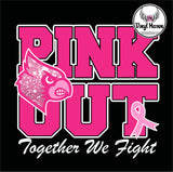 DTF Print * AWARENESS * PINK OUT School Logo