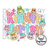 DTF Print * Back to School * Cute Monster Doll Bow *