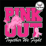 DTF Print * AWARENESS * PINK OUT School Logo