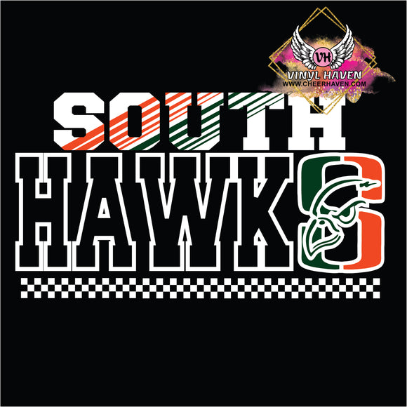 DTF Print * Back to School * Spirit Shirt design * Hawks