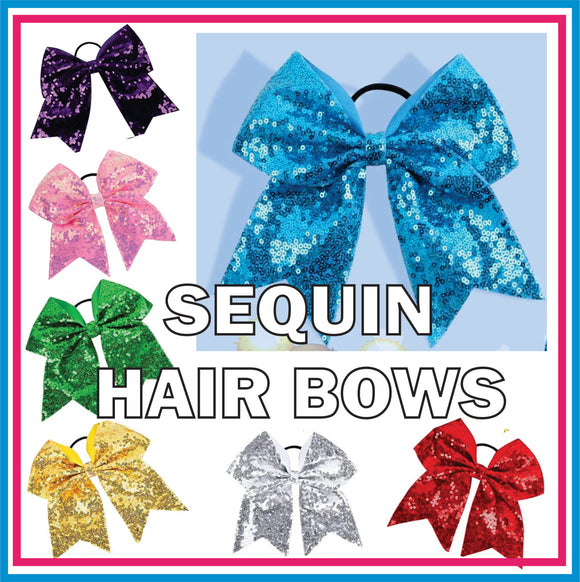 Sequin Hair Bows