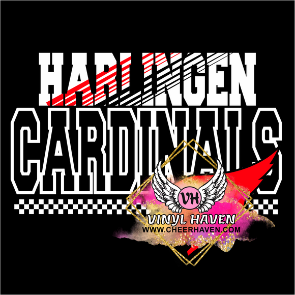 DTF Print * Back to School * Spirit Shirt design * HGN Cardinals