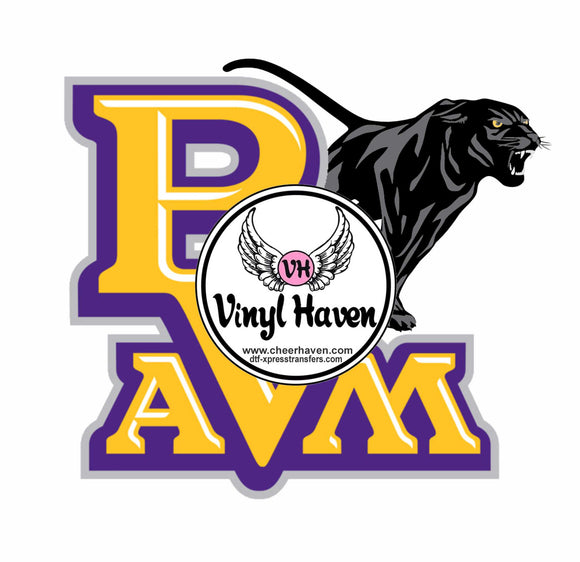 DTF Print * Back to School * College PVAMU with panther