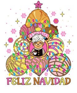 DTF Print * Christmas * Feliz Navidad Santa Abuelita Pan Dulce