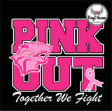 DTF Print * AWARENESS * PINK OUT School Logo