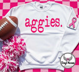 DTF Print * Back to School * GRUNGE OVERSIZE TYPOGRAPHY * PINK