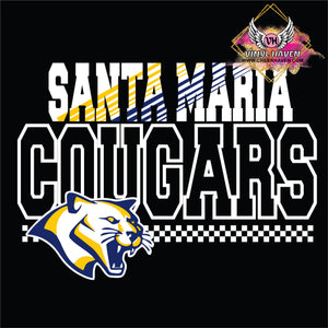 DTF Print * Back to School * Spirit Shirt Design * Cougars