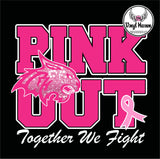 DTF Print * AWARENESS * PINK OUT School Logo