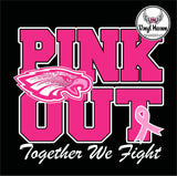 DTF Print * AWARENESS * PINK OUT School Logo