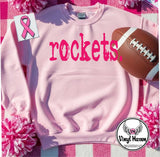 DTF Print * Back to School * GRUNGE OVERSIZE TYPOGRAPHY * PINK