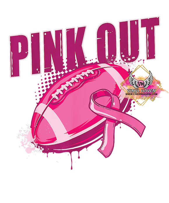 DTF Print * Cancer Awareness * Pink Out Football