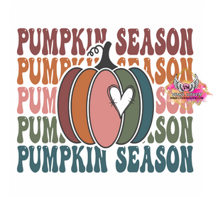 DTF Print * Fall * Colorful Pumpkin Season