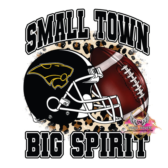 DTF Print * Small Town Big Spirit * Vela Panthers