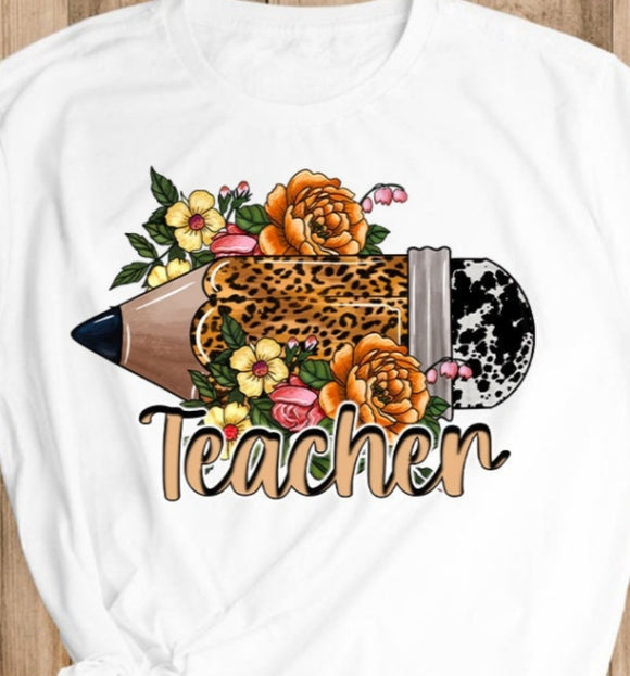 DTF Print * Teacher pencil