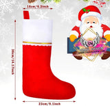 Felt fabric Christmas stocking