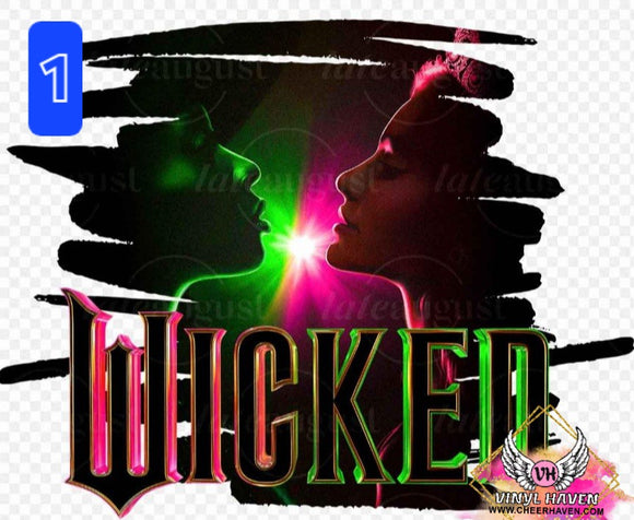 DTF Print * Good Witch Bad Witch Wicked