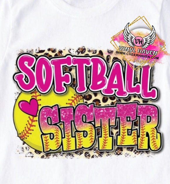 DTF Print * Back to School * Softball Sister