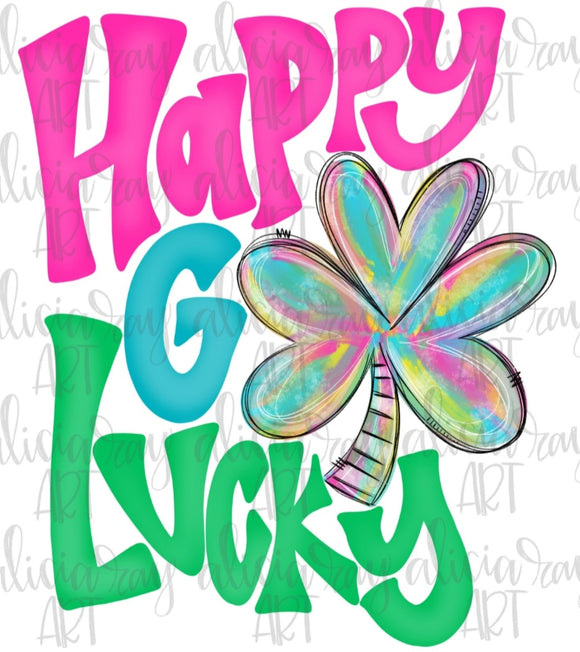 DTF Print * St. Patrick's Day * Happy Go Lucky