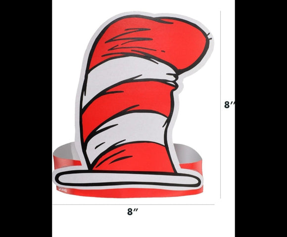 Dr. Seuss inspired paper hat for kids