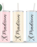 Stainless Steel Sublimation MACRON COLORS Skinny 20oz