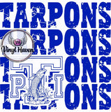 DTF Print * BacK To School * School Pride * STACKABLE OUTLINE MASCOT (HIGH SCHOOLS)