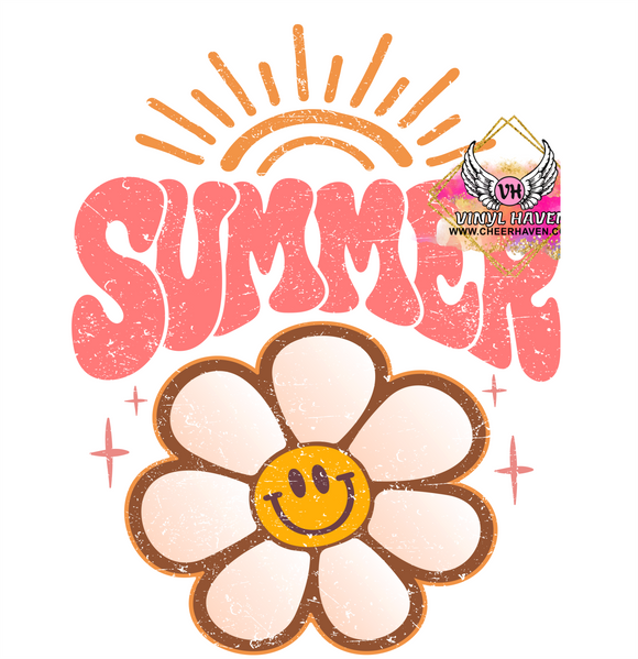 DTF Print * Summer Daisy * Summer