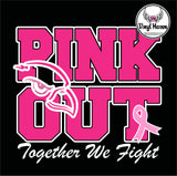 DTF Print * AWARENESS * PINK OUT School Logo
