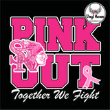 DTF Print * AWARENESS * PINK OUT School Logo