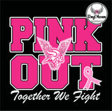 DTF Print * AWARENESS * PINK OUT School Logo