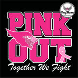 DTF Print * AWARENESS * PINK OUT School Logo