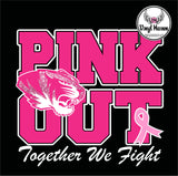 DTF Print * AWARENESS * PINK OUT School Logo