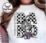 DTF Print * Back to School * MASCOT Checkered BAND