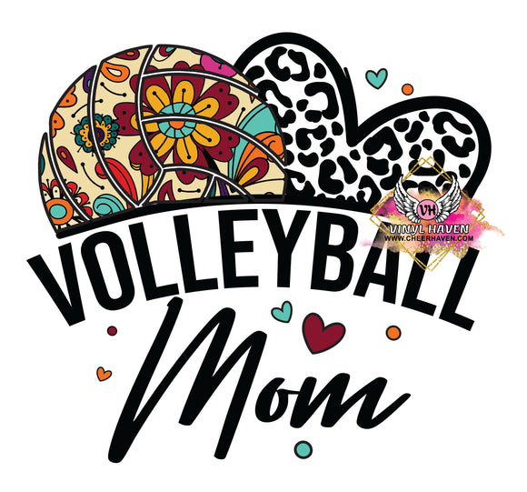 DTF Print * Volleyball Mom Floral